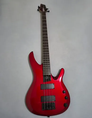 Kit completo: Contrabaixo Washburn bb14 4 cordas ativo, amplificador, cabo, case, alça