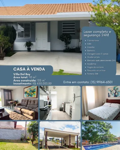 Casa em Condominio com quintal espaçoso Perfeita para família com pets - Segurança 24horas