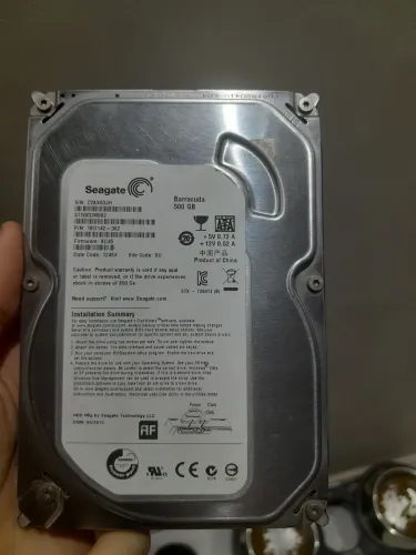Hd Seagate 500gb quebrado