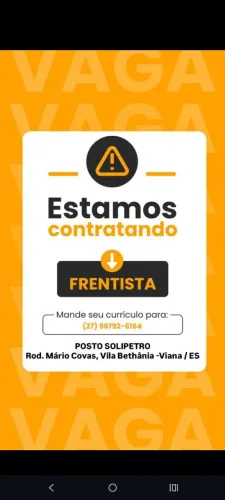 FRENTISTA SEM EXPERIÊNCIA 