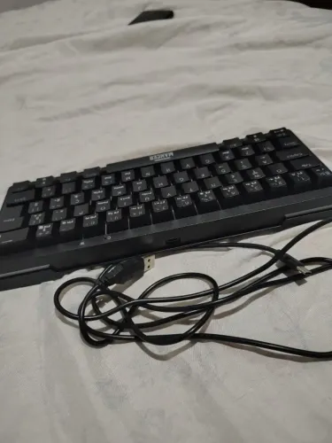 Teclado Mecanico Mancer Zarion, Rainbow, ABNT2, Switch Vermelho, Preto, MCR-ZRN-RBW01