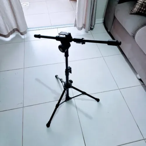 Pedestal Girafa Pequeno para Microfonar Amps e Instrumentos  