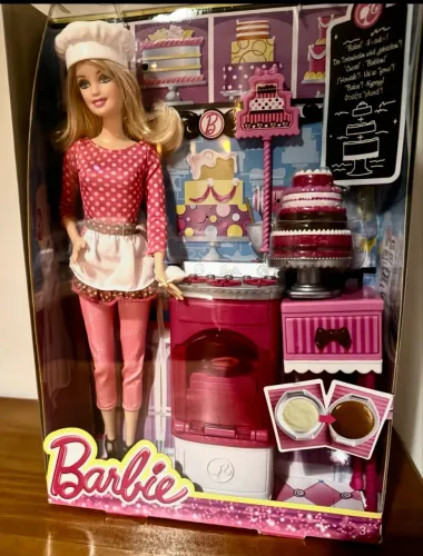 Boneca Barbie profissões Cake Barber