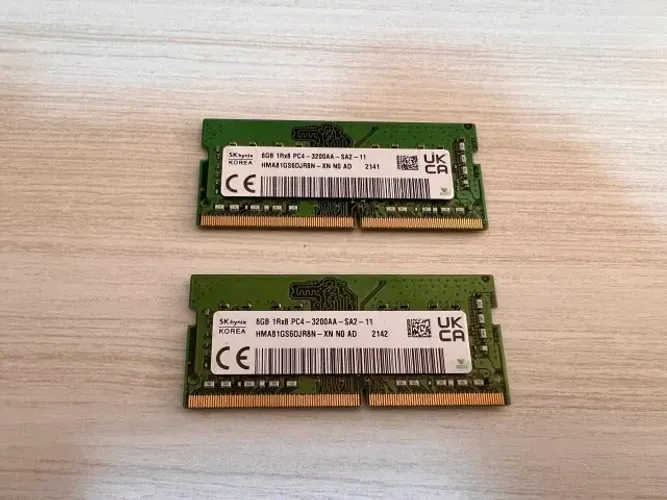 Kit 2x8 DDR4 Sk Hynix 3200mhz para notebook - Em excelente estado!