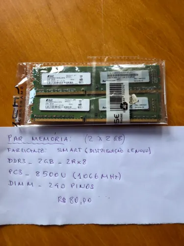 2X 2GB DDR3