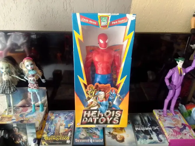 Boneco Homem Aranha Super Heróis 44 cm Colecionável Novo Lacrado 