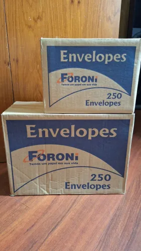 Envelope kraf/pardo folha A4 cx c/:250