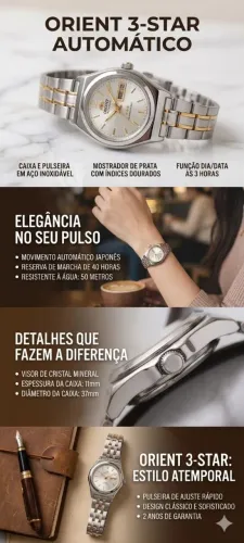 Relogio Orient Automático