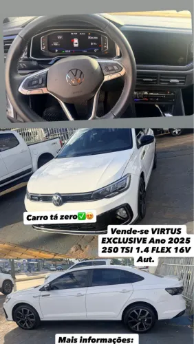Volkswagen Virtus Exclusive 250tsi 1.4 Flex 16V AUT 2025