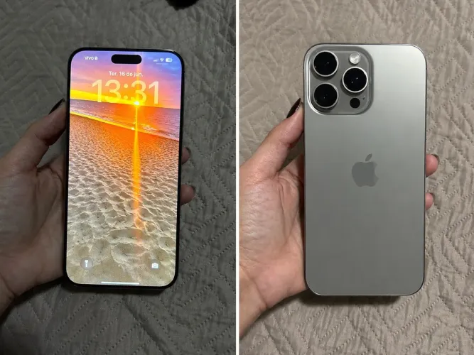 iPhone 16 Pro Max 256GB Silver | 94% bateria | Estado de Novo 
