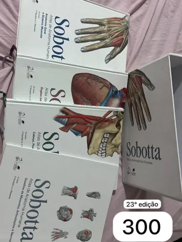 Atlas de Anatomia Sobotta - 4 volumes