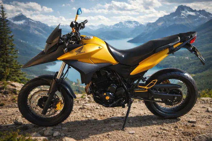 XRE montado super motard