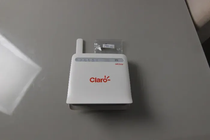 Modem Roteador 4G ZTE MF253V para uso com chip e rural e antena externa