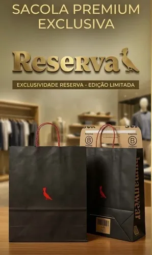 Reserva Bolsas com 60 unidades na caixa fechada
