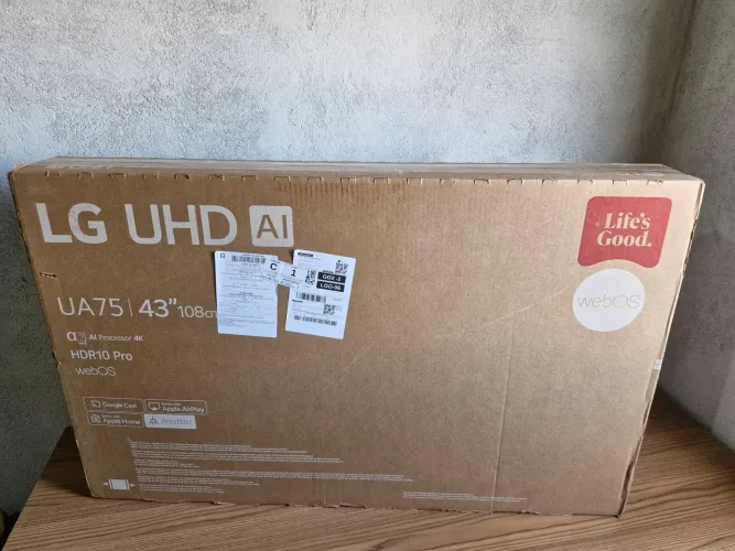TV LG 4K Nova 1 ano de garantia 