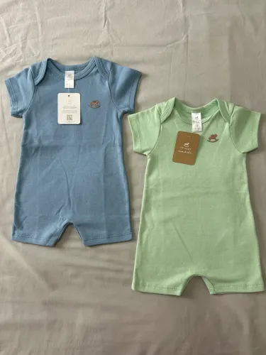 Kit romper macacão bebê menino Up baby tamanho P M de 0 a 6 meses novo na etiqueta 