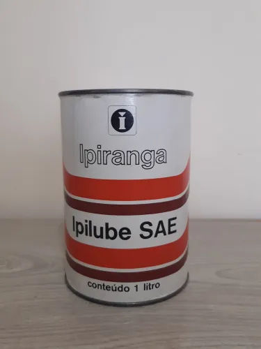Lata Antiga Óleo Motor Ipiranga