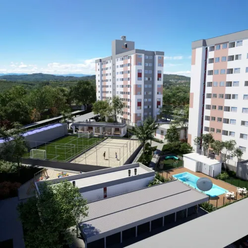 Apartamento (Padrão), com 2 quartos e 1 banheiros à Venda, 56 m² em Criciúma/SC