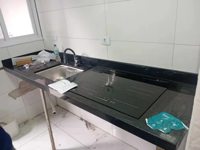 Pia de granito para cozinha