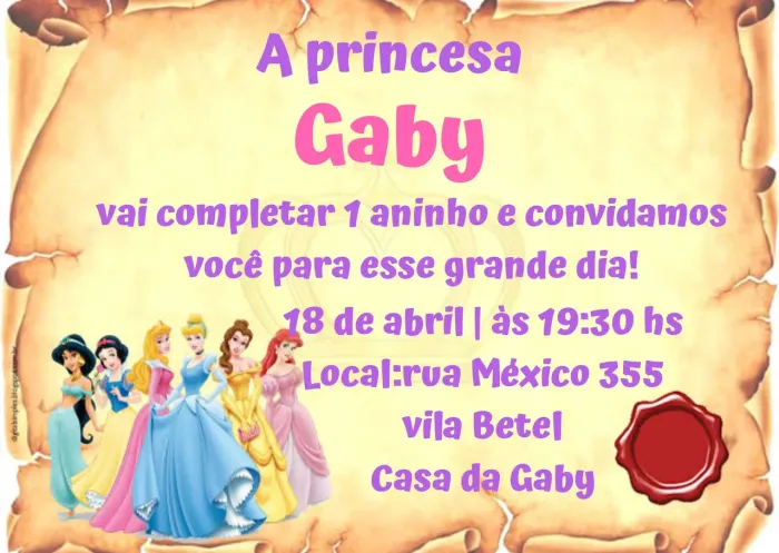 Convites virtual 