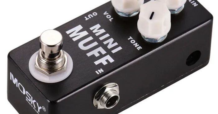 Pedal Fuzz Guitarra Mosky Mini Muff True Bypass Muito Novo
