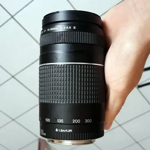 75-300mm Lente Canon tele telefoto esportiva / esporte, só falo no whats não falo olx