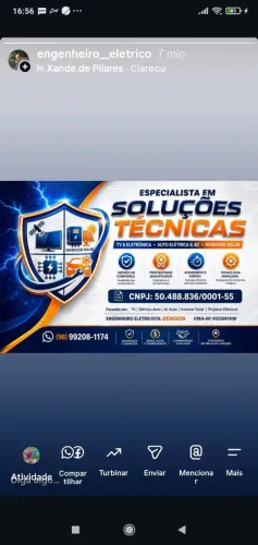 Técnico engenheiro eletricista