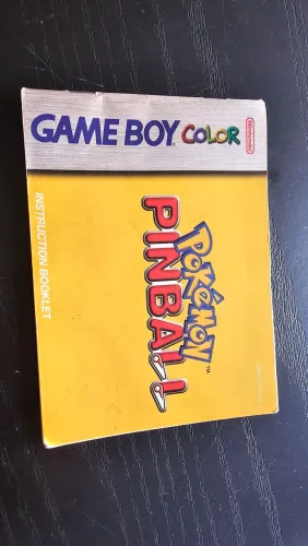 Manual instruções Pokemon pinball original