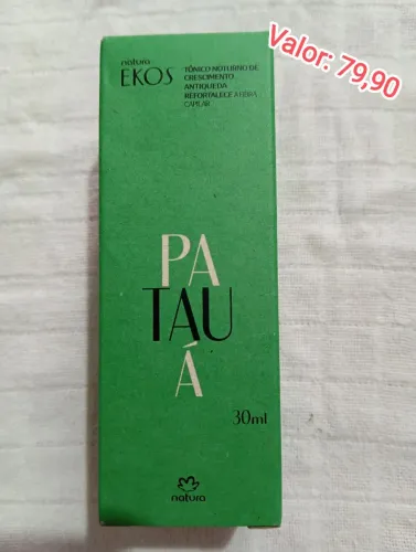 Tônico noturno de crescimento , antiqueda e fortalecimento dos fios Ekos Natura 30 ml