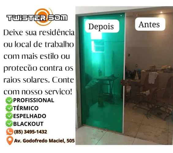 Película fumê para janelas