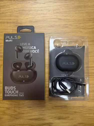 Fone de ouvido pulse Buds touch tws preto