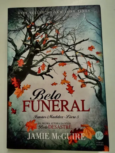 Livro de Romance Belo Funeral - Jamie McGuire | Irmãos Maddox | Livro Original