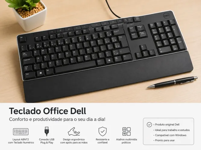 Teclado Office Dell