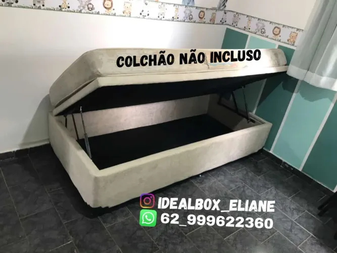 Box baú Solteiro 88×188 _ Seu quarto mais organizado.