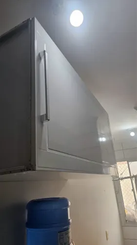 Armário de Cozinha em Aço Branco
