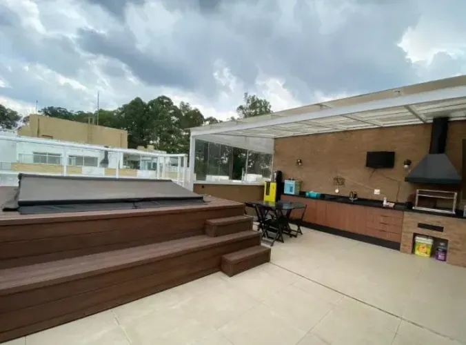 Cobertura Duplex, na Granja Vianna 188 m2,com 4 quartos em Chácara Pavoeiro - Cotia - SP
