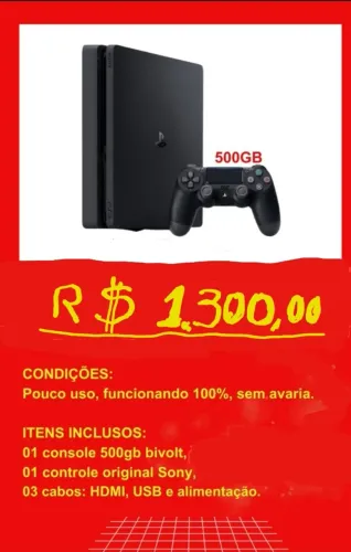 Ps4 Slim 500gb