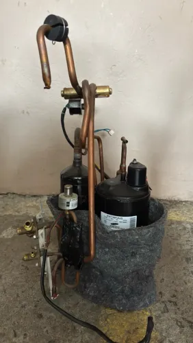 Compressor inverter Samsung 18 mil btus Q/F com flauta completa
