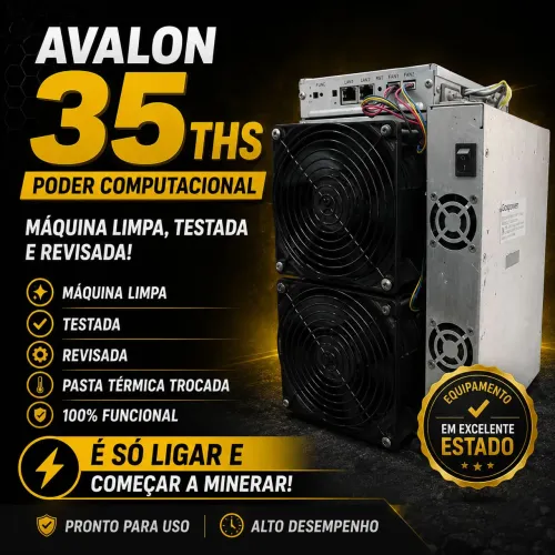 Avalon 35THS mineradora de bitcoin