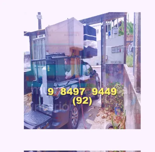 Frete pelo Centro, Bairro Novo, Educandos e São Jorge! Transporte rápido e seguro.