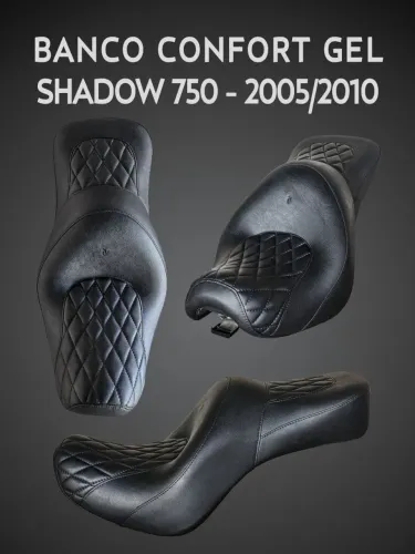 Banco Confort Gel - Pedrinho Bancos - Shadow 750 2005-2010