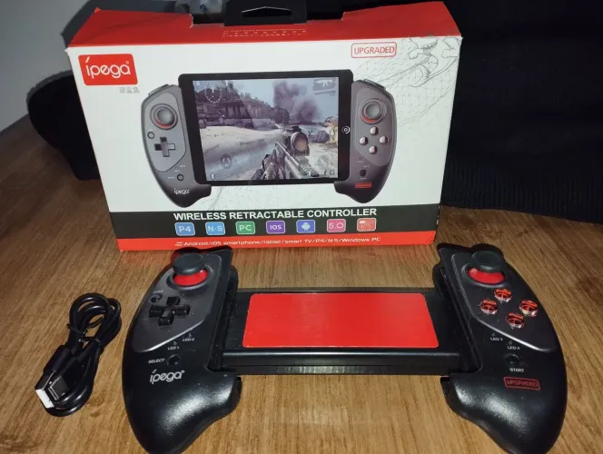 Controle Bluetooth Ípega 9083s (usado 1 VEZ pra gravar vídeo demonstrativo)