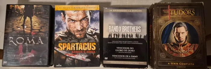 SERIES - ROMA, SPARTACUS, BAND OF BROTHERS, THE TUDORS