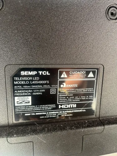TV SMART TCL - FAVOR LER O ANUNCIO ANTES DE MANDAR MENSAGEM
