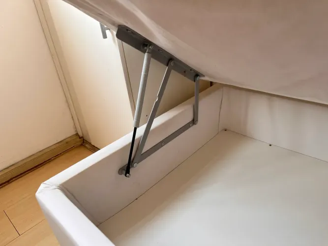 Cama Box Baú solteiro c/ colchão 