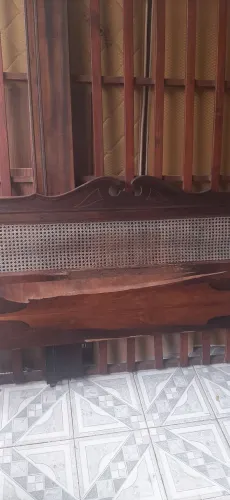 Cama  madeira rústica 