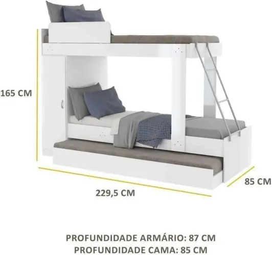 Triliche colchão 188 x 78cm
