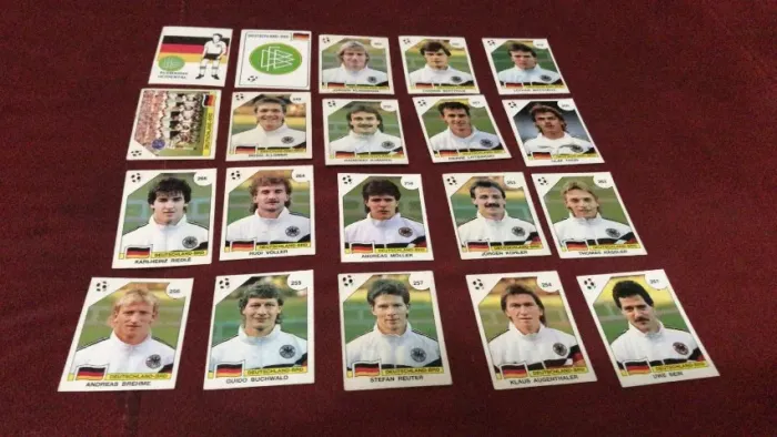Figurinhas Originais Panini Seleção Campeã Copa 1990 Completa