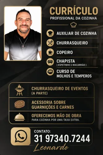 Churrasqueiro de Eventos e Cozinha
