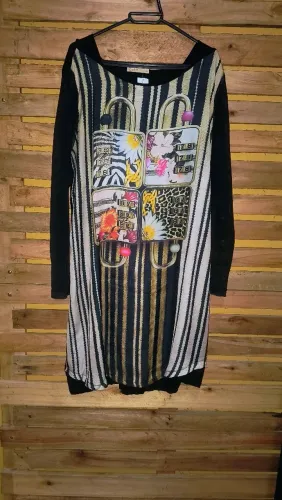 Vestido MIDI Manga longa